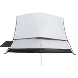 Camping Tent Dome 3-Person White Blackout Fabric Waterproof 94698