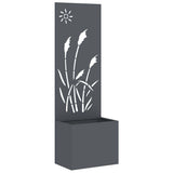 Garden Privacy Screen Anthracite 50 x 140 cm Cold-rolled steel 876429