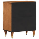 ZNTS Bedside Cabinet 50x33x62 cm Solid Wood Mango 358294