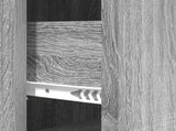 Drawer Cabinet Grey Sonoma 33 x 34.5 x 87 cm Engineered Wood 895311