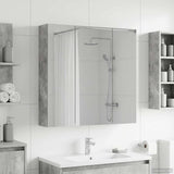 Bathroom Mirror Cabinet Concrete Grey 70 x 14.5 x 70 cm 889090