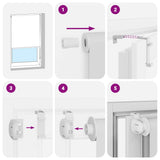 Shower Roller Blind 160x240 cm Fabric Width 156 cm 4014941
