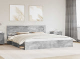 Bed Frame with Headboard Concerte 180 x 200 cm Solid Pine Wood 3409730
