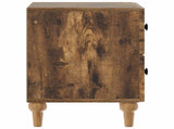 Bedside Cabinet with Drawer 2 pcs Smoked Oak 43 x 34.5 x 48 cm 894076