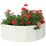 Planter White 120 x 60 x 35 cm Steel 883683