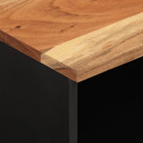 TV Cabinet 80x33x46 cm Solid Wood Acacia and Engineered Wood 351975