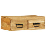 ZNTS Wall-mounted TV Cabinet 60x30x19 cm Solid Wood Acacia 4017460