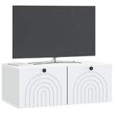 Wall-Mounted TV Cabinet White 78.5 x 41 x 30 cm Engineered Wood 898175