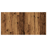 Bed Headboard Old Wood 160x1,5x80 cm Engineered Wood 856826