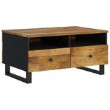 Coffee Table 80x54x40 cm Solid Wood Mango&Engineered Wood 351957