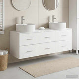 Bathroom Cabinet Set 3 pcs White 62.5 x 44.5 x 50 cm 3405867