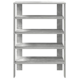 ZNTS Shoe Rack Concrete Grey 61x32x87.5 cm Engineered Wood 859854