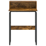 Desk with Storage Smoked Oak 60 x 50 x 91 cm 8008016
