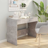 Desk Concrete Grey 101x50x76.5 cm Engineered Wood 809561
