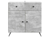 Sideboard Concrete Grey 66 x 34.5 x 90 cm Engineered Wood 895558