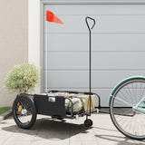Bike Trailer Black Oxford Fabric and Iron 94199