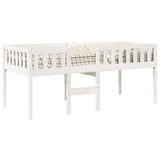 Children's Bed without Mattress White 75x190 cm Solid Wood Pine 855022