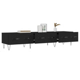 TV Cabinet Black 150x36x30 cm Engineered Wood 829149