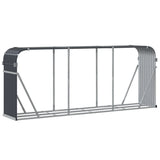 Log Holder Anthracite 234x45x100 cm Galvanised Steel 364565