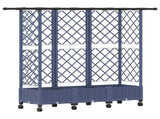Raised Bed with Trellis and Roof Grey 164 x 40 x 127 cm PP 3423122
