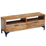 TV Stand Mango Wood 120x35x45 cm 243340