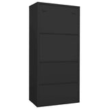 Wardrobe Anthracite 80x50x180 cm Steel 335969