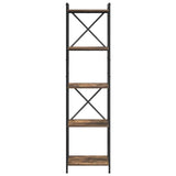 Bookshelf Smoked Oak 40 x 30 x 155 cm Engineered Wood 868355