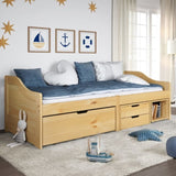 Day Bed with 3 Drawers without Mattress "IRUN" 90x200 cm 3185213