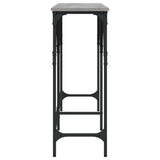 Console Table Grey Sonoma 180x29x75 cm Engineered Wood 837765