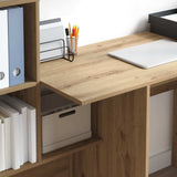 Desk Artisan Oak 131.5 x 50 x 106.5 cm Engineered Wood 869305