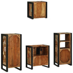 Bathroom Furniture Set 4 pcs Multicolour Solid Reclaimed Wood 3305653