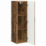 TV Wall Cabinet Old Wood 30 x 31 x 100 cm Engineered Wood 892325