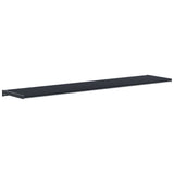Window Sill Anthracite with wood grain 140 x 20 x 4.5 cm PVC 42046954