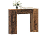 Fireplace Surround Old Wood 102 x 20 x 102 cm Engineered Wood 8006640
