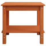 Coffee Table Wax brown 50 x 50 x 45 cm Solid pine wood 858232