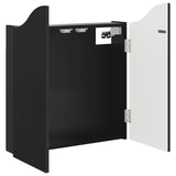 Dartboard Cabinet Black 56 x 12 x 63 cm Engineered Wood 8006652