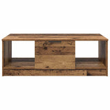 Coffee Table Old Wood 102 x 50 x 36cm Engineered Wood 880519