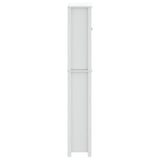 Over-the-Toilet Storage BERG White 60x27x164.5 cm Solid Wood 358554