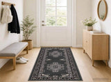 Runner Rug FLORNES Woven Grey PP 7 mm 42057537