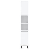 3 Piece Bathroom Furniture Set White Engineered Wood 3190307