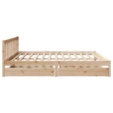 Bed Frame without Mattress 180x200 cm Super King Solid Wood Pine 3301481