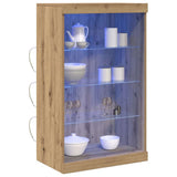 LED Sideboard Artisan Oak 60.5 x 37 x 100 cm Engineered Wood 863046