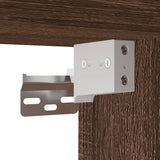 3 Piece Bathroom Furniture Set Brown Oak Engineered Wood 3214704