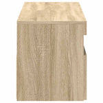 TV Cabinets with LED Lights 2 pcs Sonoma Oak 60x35x40 cm 804416