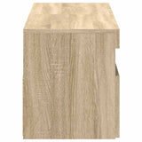 TV Cabinets with LED Lights 2 pcs Sonoma Oak 60x35x40 cm 804416