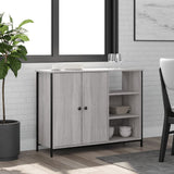 Sideboard Grey Sonoma 100x33x75 cm Engineered Wood 835552