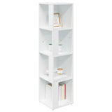 Corner Cabinet White 33x33x132 cm Engineered Wood 809035