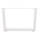 Coffee Table Legs V-Shape 2 pcs White 60x cm Steel 4012613