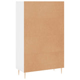 Highboard White 69.5x31x115 cm Engineered Wood 830308