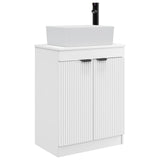 Bathroom Vanity with Sink White 54 x 35 x 83 cm Engineered Wood 890158